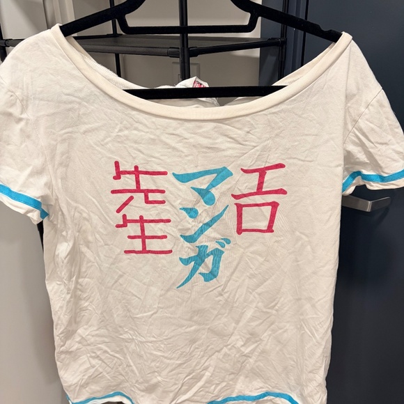 (S/M) Animé Eromanga Sensei Izumi Sagiri Off Shoulder T-Shirt (Cosplay.fm) - Picture 2 of 2